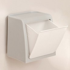 TODAY LIVING 女性用一鍵式廁所衛生棉收納盒 R98382W, 灰色, 1欄, 1個