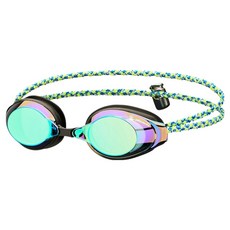 Phoenix Komodo 鏡面布料觸感防霧泳鏡 PN-1200M FB TA, 綠色