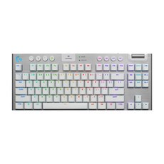 logitech G 羅技G G915 X 無線 RGB 機械式 TKL 遊戲鍵盤, 白色, 1個, 觸感軸