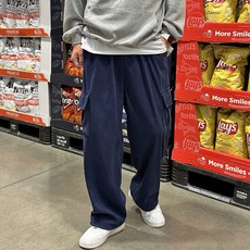 Meosidda 男性 Y2K 燈芯絨寬版工裝褲