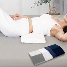 Edelin 抗菌記憶棉腰部支撐睡眠腰枕, 海軍藍