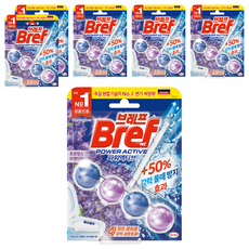 Bref 妙力 Power Active懸掛式馬桶清潔球 薰衣草香, 50g, 6組