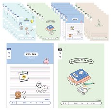 아이비스 초등 1-2 영어 넓은칸A 노트, 랜덤발송, 50개