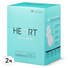 JilGyungYi 質更益 Heart蝶翼衛生棉, 夜用型(32cm), 7片, 2盒