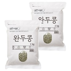 바른곡물 완두콩, 2kg, 2개