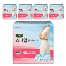 디펜드 여성용 스타일 언더웨어 썸머 슬림플러스 성인기저귀, 중형, 9개입, 5개