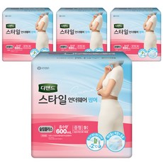 디펜드 여성용 스타일 언더웨어 썸머 슬림플러스 성인기저귀, 중형, 9개입, 4개