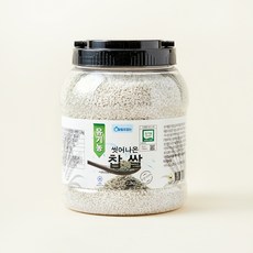유기농 씻어나온 찹쌀, 2.2kg, 1통