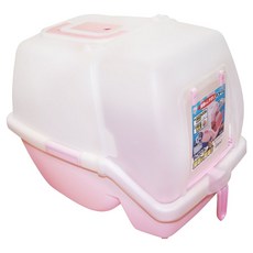 IRIS OHYAMA 愛麗思歐雅瑪 除臭貓便盆, 桃色, 1個