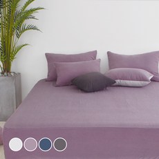 BED&DECO 素色鬆緊帶式床包