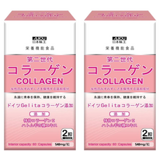 AJIOU 日本味王 第二代膠原蛋白膠囊, 540mg, 60顆, 2盒