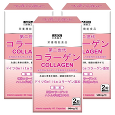 AJIOU 日本味王 第二代膠原蛋白 膠囊, 540mg, 60顆, 3盒
