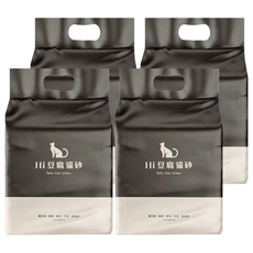 Hi Cat Litter 豆腐貓砂, 2kg, 4袋, 竹炭