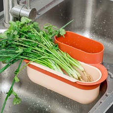 감동픽 싱크대 다목적 건조대, 빨간색, 2개