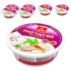 비폰 포보 베트남 쌀국수 컵라면 120g, 7개