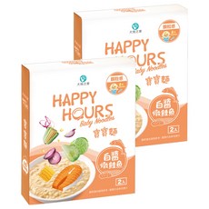 HAPPY HOURS 寶寶麵 白醬燉鮭魚, 無添加 8個月以上寶寶適用, 300g, 2盒