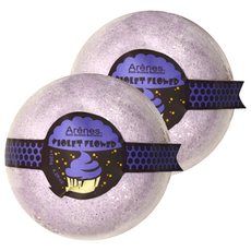 Arenes 愛霓思 煥采紫羅蘭香氛沐浴球 Violet Flower bath bubble ball, 120g, 2個