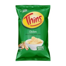 Thins 洋芋片 雞汁口味, 175g, 1包