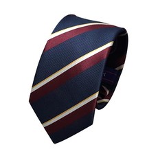 M-Scope 多色條紋拉鍊式領帶 MN003