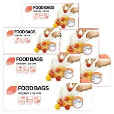 EZ'n 保鮮袋 小號 17cm x 25cm 100入 + 中號 25cm x 35cm 100入 + 大號 30cm x 40cm 100入 套組, 混合, 2套