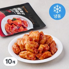 푸라닭치킨 한입쫄깃 닭가슴살 매콤악마 (냉동), 100g, 10개, 1개입
