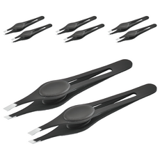 用於清潔細發的美容鑷子, 單色, 8個