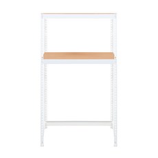 스피드랙 V2 2단 원기둥 선반, 화이트