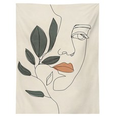 픽노아 플랫 일러스트 패브릭 태피스트리, 디자인 11