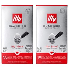 illy 意利 中烘焙咖啡易理包, 7.2g, 2盒, 18顆
