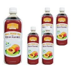 파낙스 로쏘 189 복숭아 홍차 음료베이스, 1L, 5개