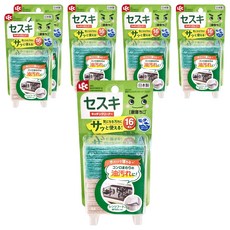 LEC 激落君 廚房不織布清潔棉 日本製造 有效分解黏膩油汙, 16片, 6個