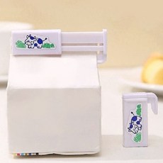 LEC 乳牛牛奶盒密封夾, 白色, 8個