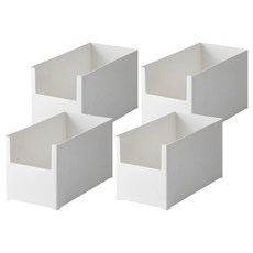 GAKYU 餐具收納盒 韓國製 白色, L, 4個