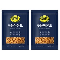 에브리데이넛츠 구운아몬드, 1kg, 2개