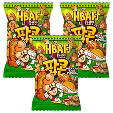 HBAF 墨西哥玉米餅口味爆米花, 3個, 80g