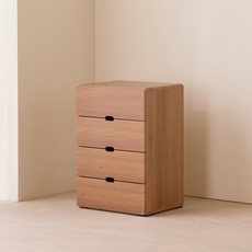 제이디퍼니처 로미 서랍장, 아카시아, 4개