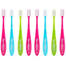 예꼬맘 실크 어린이용 칫솔 2단계, 혼합색상, 1개입, 8개