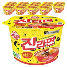 오뚜기 진라면 매운맛 110g, 15개