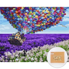 ARTJOY DIY名畫系列數字油畫 50*40cm, 尋找薰衣草, 1幅