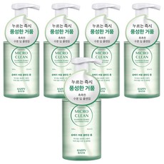 해피바스 마이크로 클린 솝베리 버블 클렌징폼, 5개, 300ml