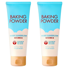 에뛰드 베이킹파우더 B.B딥 클렌징폼, 160ml, 2개