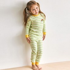 Maykids 孩童兩件式彩紅印花9分袖睡衣褲組