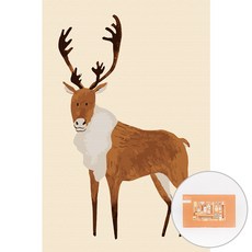 아트조이 DIY 명화그리기 10 x 15 cm, 루돌프, 1개