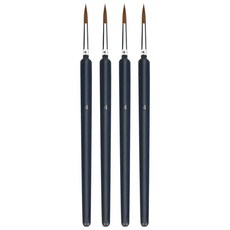 極細筆刷 17, 4個, 4號