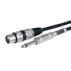 Hemil XLR Canon 高級型麥克風線 母 & 5.5單聲道 公 5m, 04號, 混合顏色, 1個