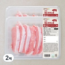 곰곰 한돈 등심 돈까스용 (냉장), 800g, 2팩