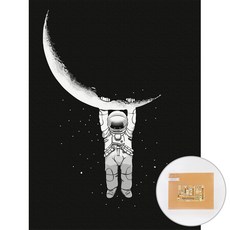 아트조이 DIY 명화그리기 30 x 40 cm, 이 달의 끝을 잡고, 1개