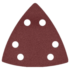 IMPERIAL BLADES OneFit 魔鬼氈三角砂紙 60粗砂 適用木材、油漆、清潔, 1組