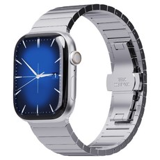 KANTAM 金屬鍊式錶帶, 銀色, 1個