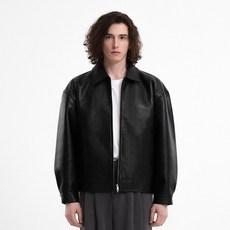 JHSTYLE 男士標準皮革夾克 CDROK482